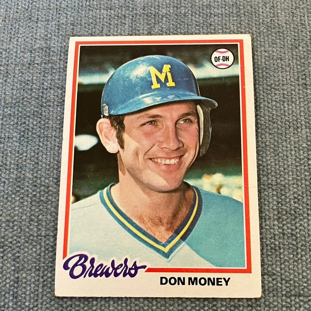 1978 Topps Milwaukee Brewers Baseball Card Trading Card